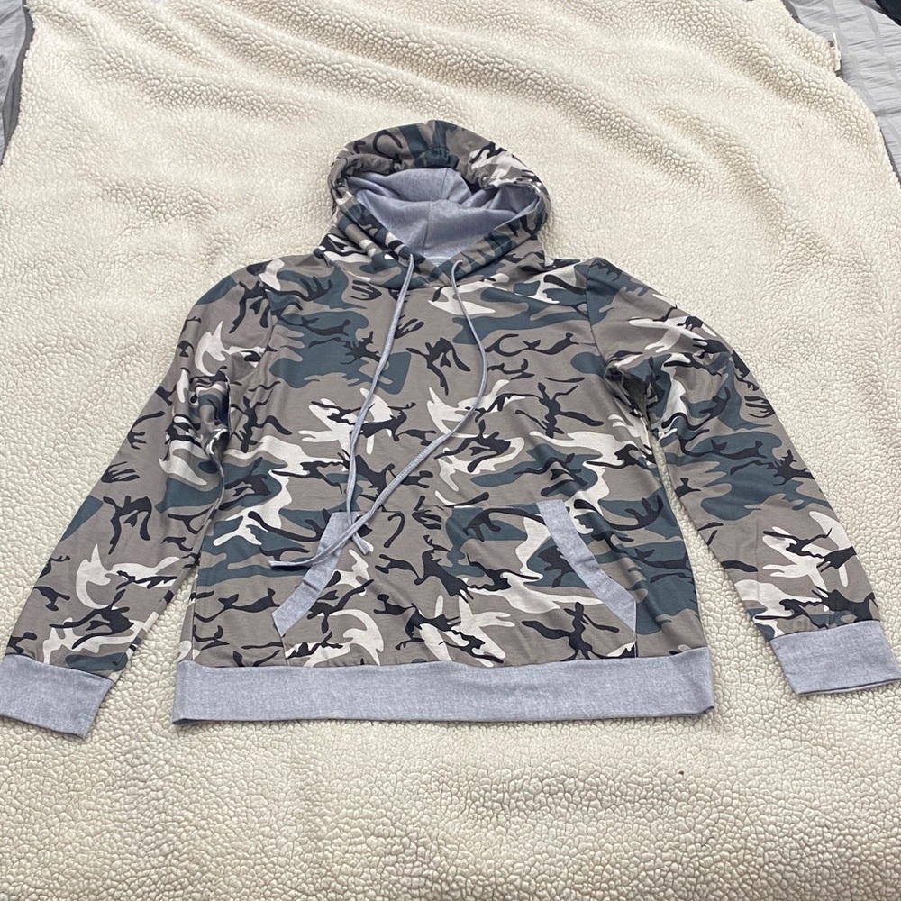 Camouflage Long Sleeve Hoodie